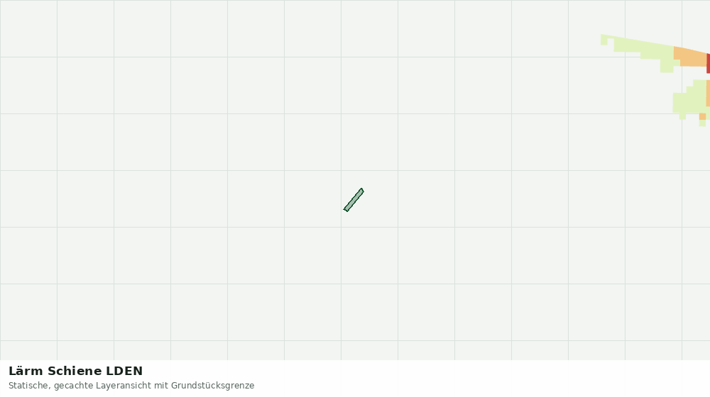 Statische Kartenansicht: Lärm Schiene LDEN