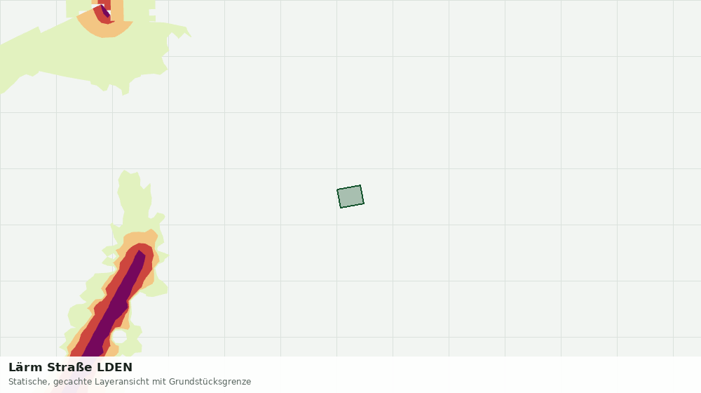 Statische Kartenansicht: Lärm Straße LDEN