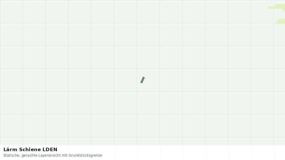 Statische Kartenansicht: Lärm Schiene LDEN