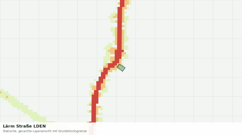 Statische Kartenansicht: Lärm Straße LDEN