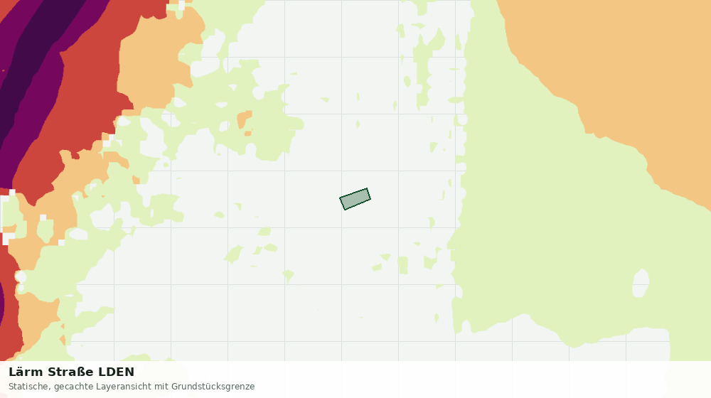 Statische Kartenansicht: Lärm Straße LDEN