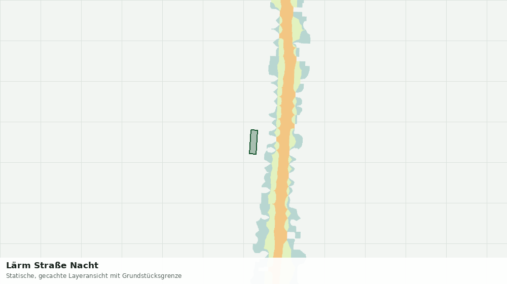 Statische Kartenansicht: Lärm Straße Nacht