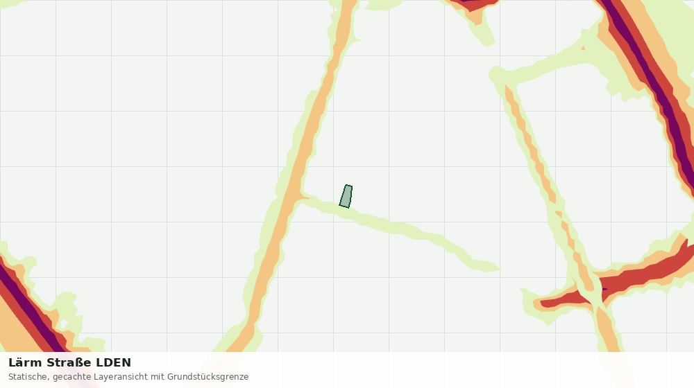 Statische Kartenansicht: Lärm Straße LDEN