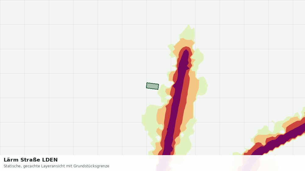 Statische Kartenansicht: Lärm Straße LDEN