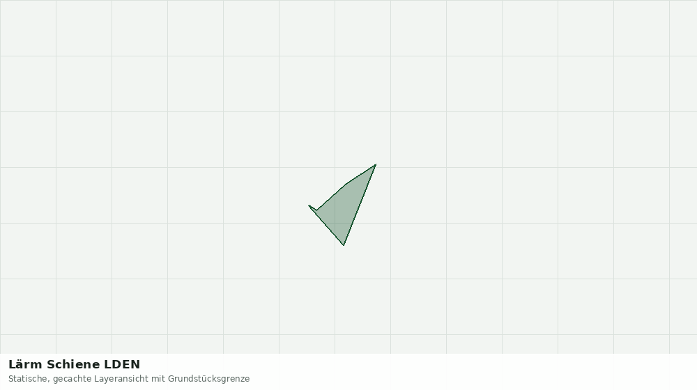Statische Kartenansicht: Lärm Schiene LDEN