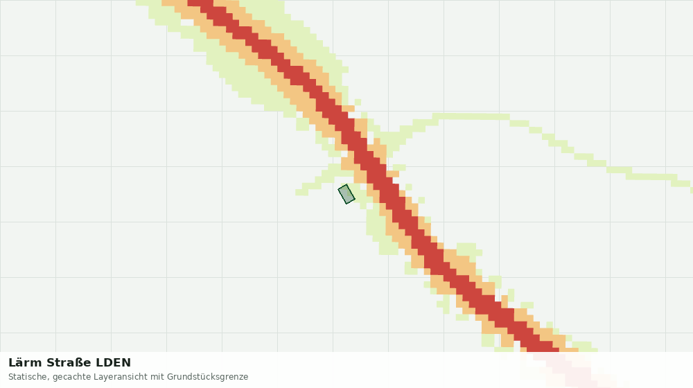 Statische Kartenansicht: Lärm Straße LDEN