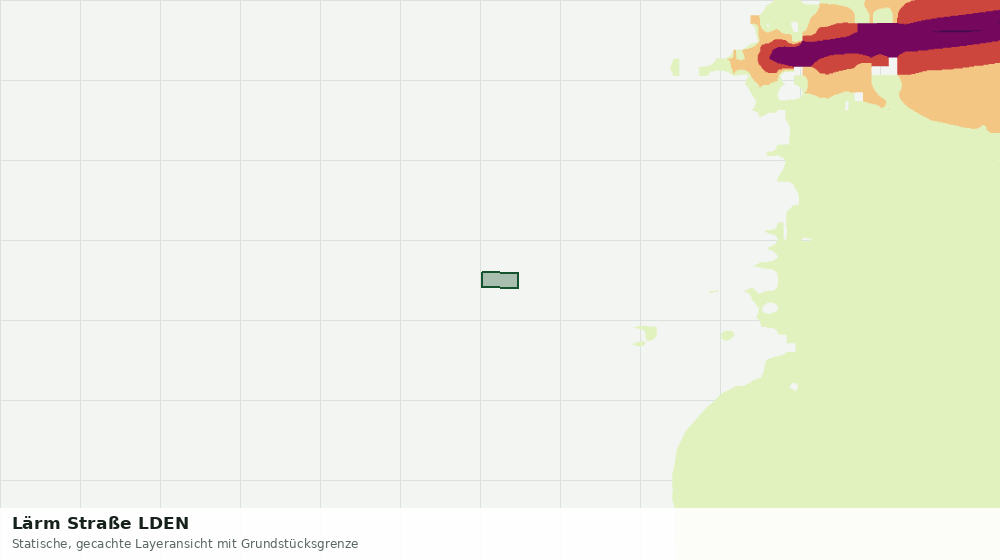 Statische Kartenansicht: Lärm Straße LDEN