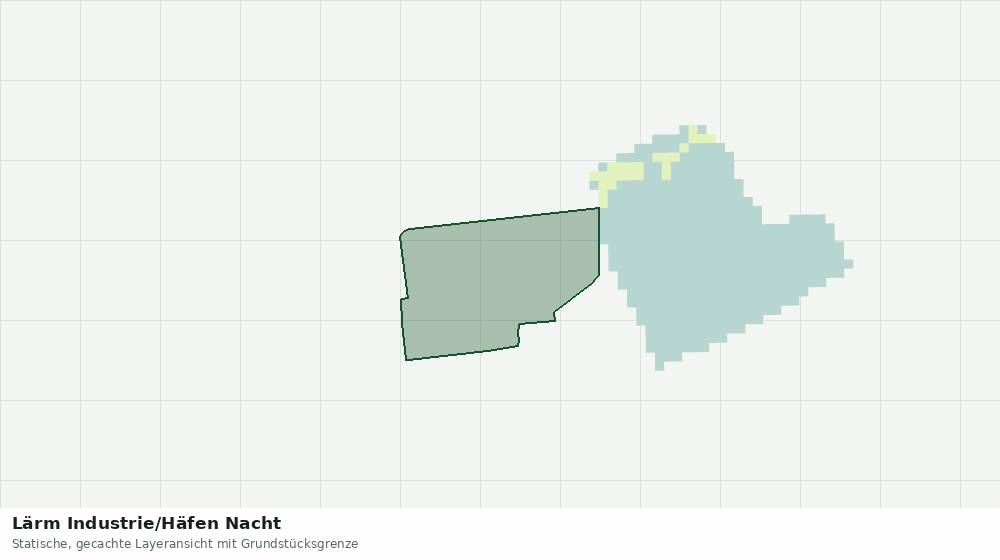 Statische Kartenansicht: Lärm Industrie/Häfen Nacht