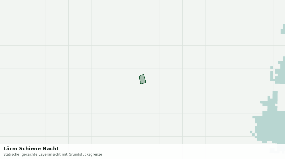 Statische Kartenansicht: Lärm Schiene Nacht