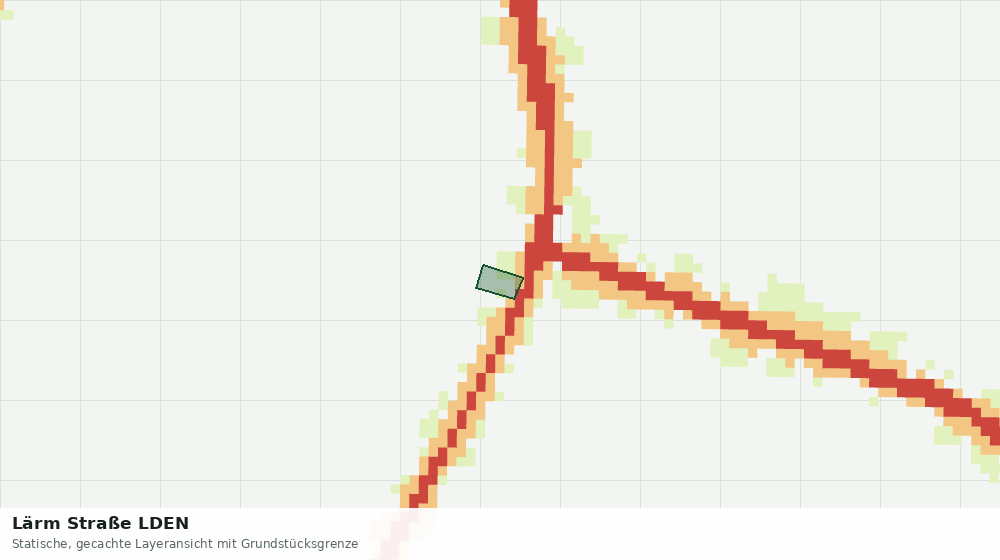 Statische Kartenansicht: Lärm Straße LDEN