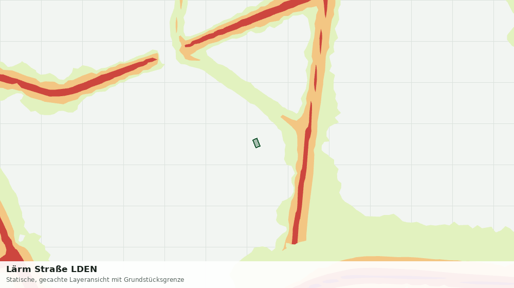 Statische Kartenansicht: Lärm Straße LDEN
