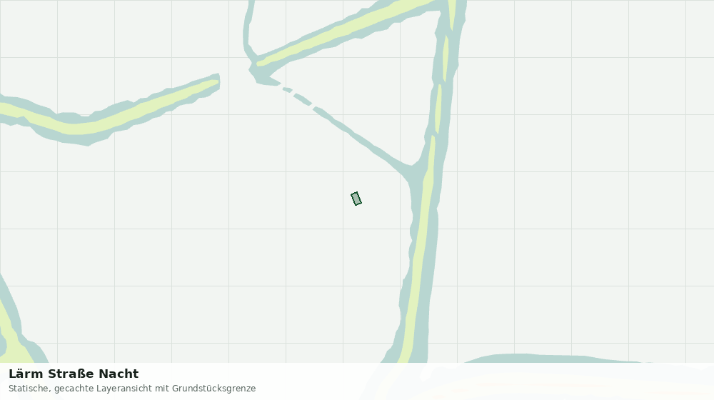 Statische Kartenansicht: Lärm Straße Nacht