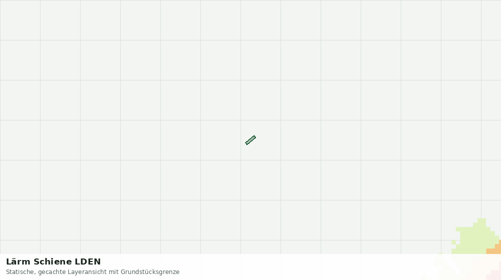 Statische Kartenansicht: Lärm Schiene LDEN