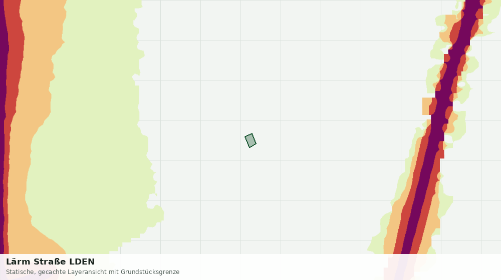 Statische Kartenansicht: Lärm Straße LDEN