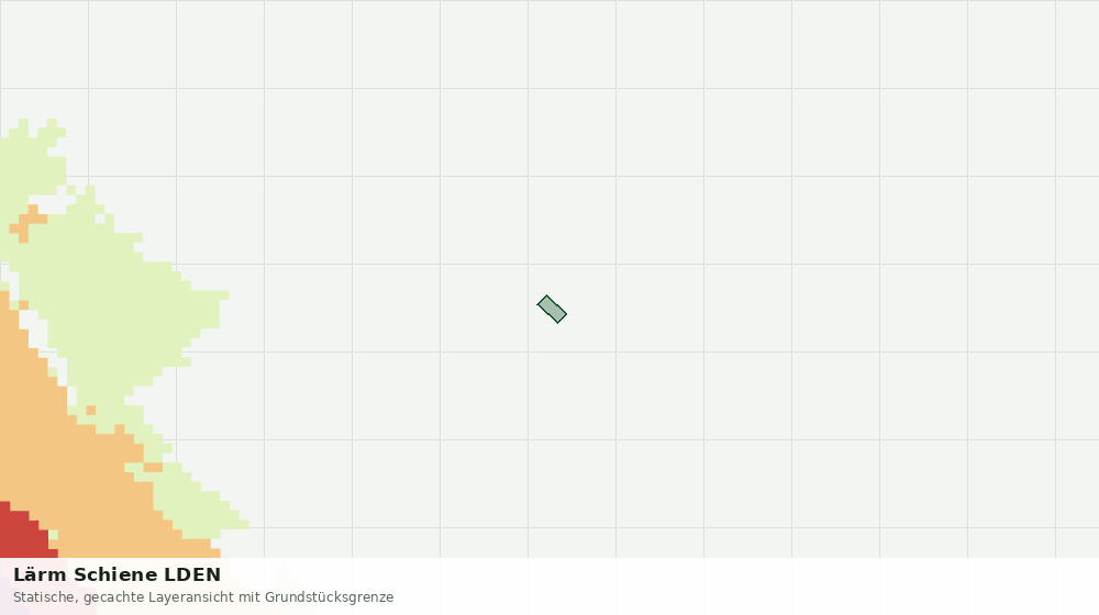 Statische Kartenansicht: Lärm Schiene LDEN