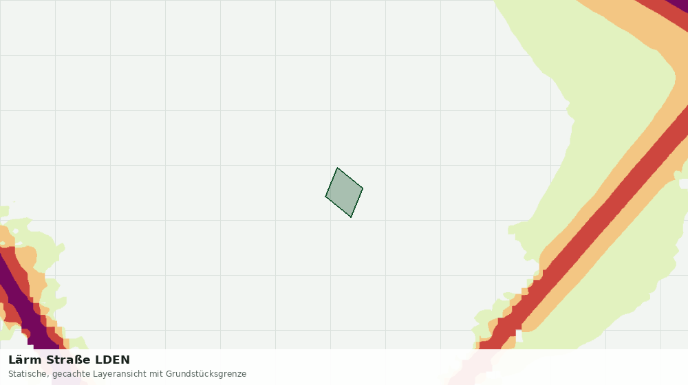 Statische Kartenansicht: Lärm Straße LDEN