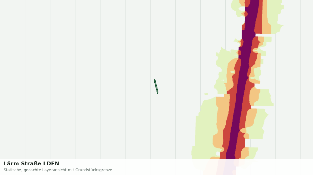 Statische Kartenansicht: Lärm Straße LDEN
