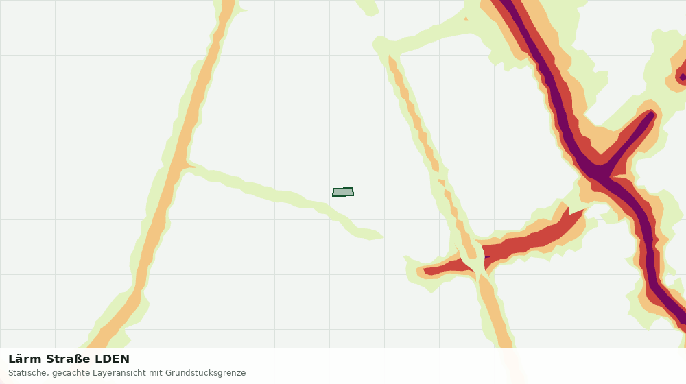 Statische Kartenansicht: Lärm Straße LDEN