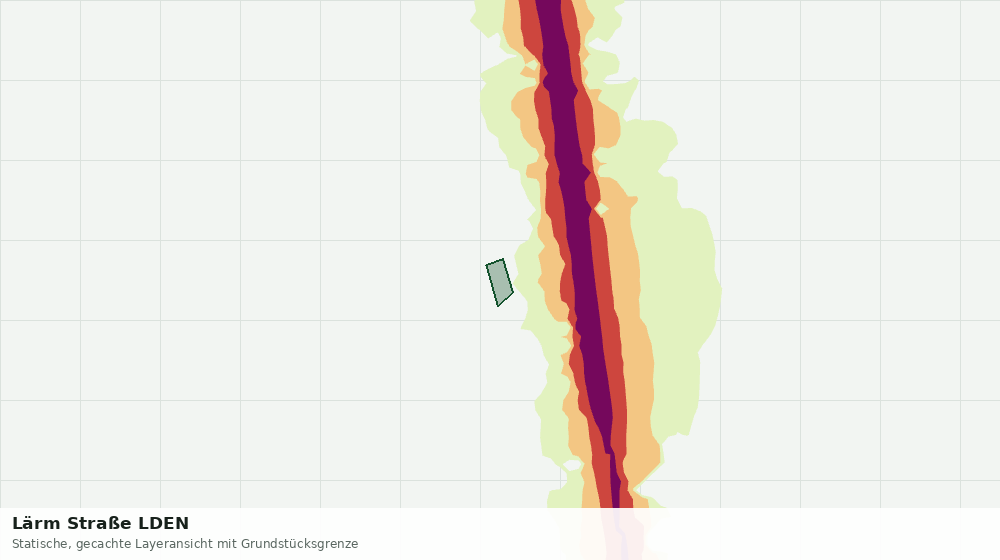 Statische Kartenansicht: Lärm Straße LDEN
