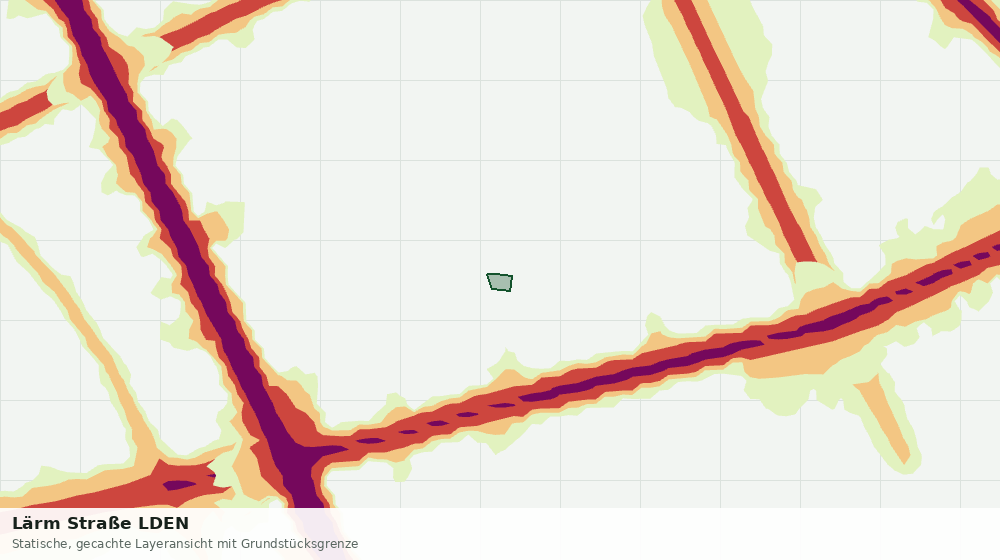 Statische Kartenansicht: Lärm Straße LDEN