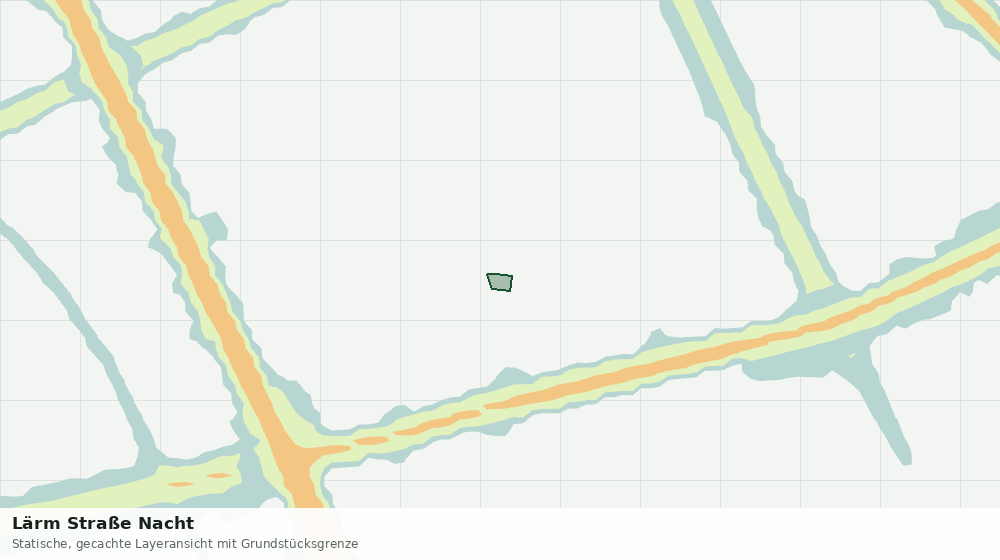 Statische Kartenansicht: Lärm Straße Nacht