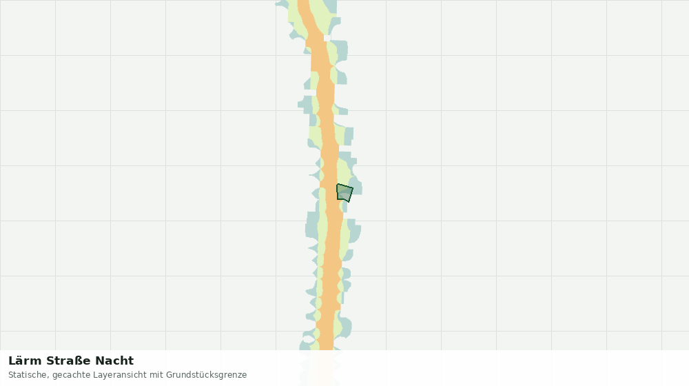 Statische Kartenansicht: Lärm Straße Nacht