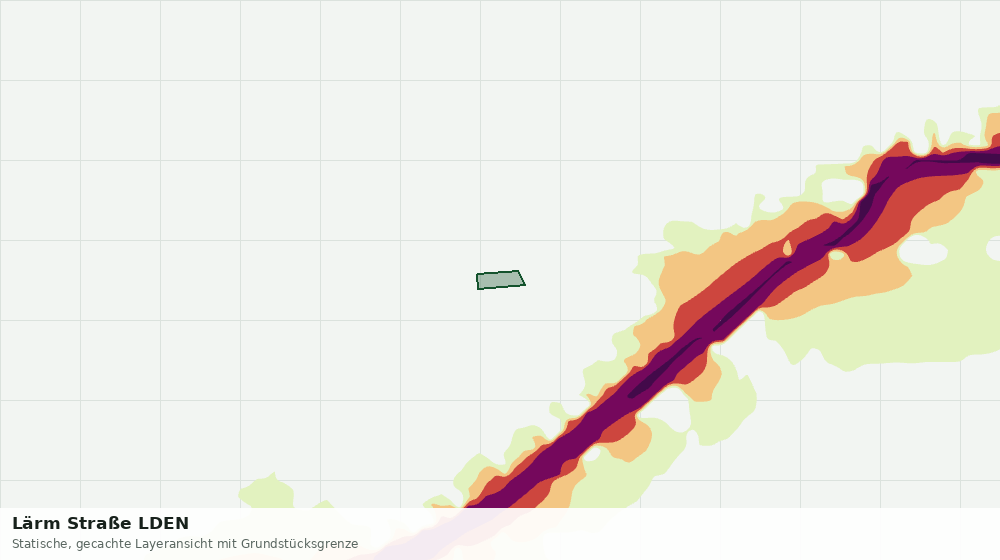 Statische Kartenansicht: Lärm Straße LDEN