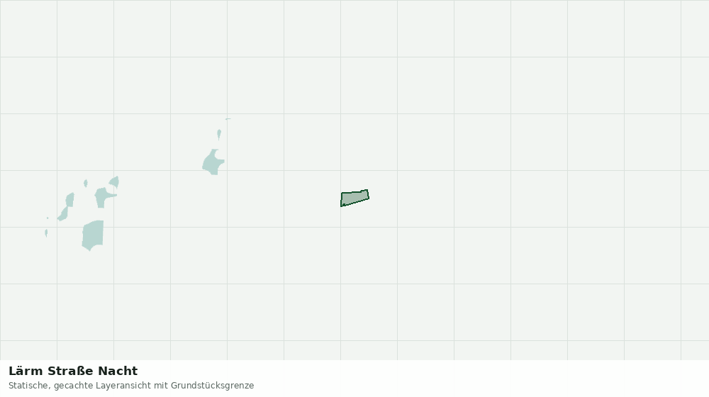 Statische Kartenansicht: Lärm Straße Nacht
