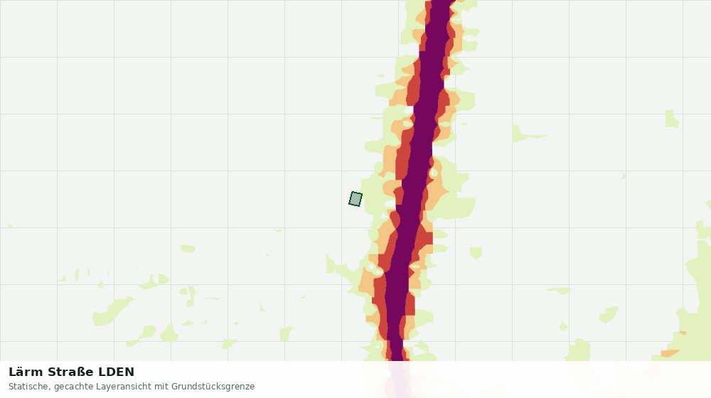 Statische Kartenansicht: Lärm Straße LDEN