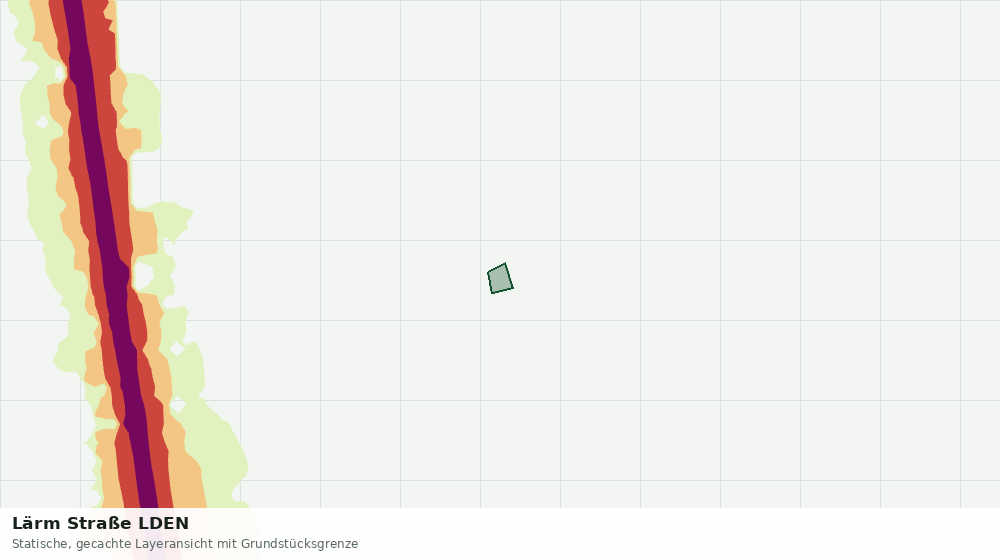 Statische Kartenansicht: Lärm Straße LDEN