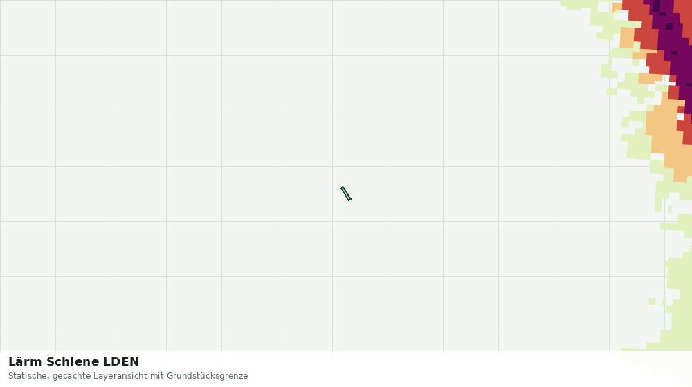 Statische Kartenansicht: Lärm Schiene LDEN