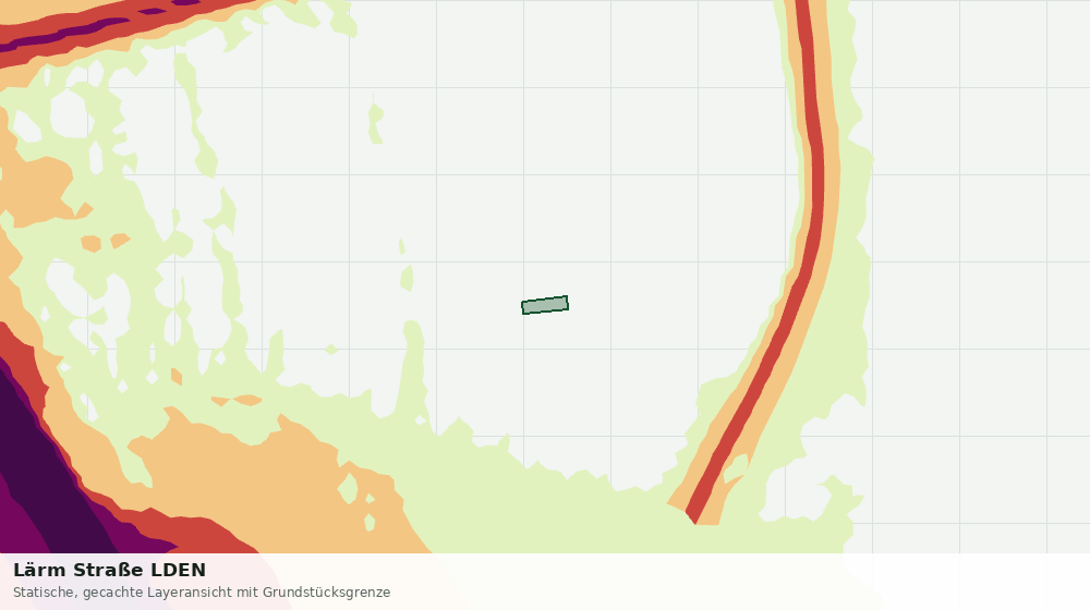 Statische Kartenansicht: Lärm Straße LDEN