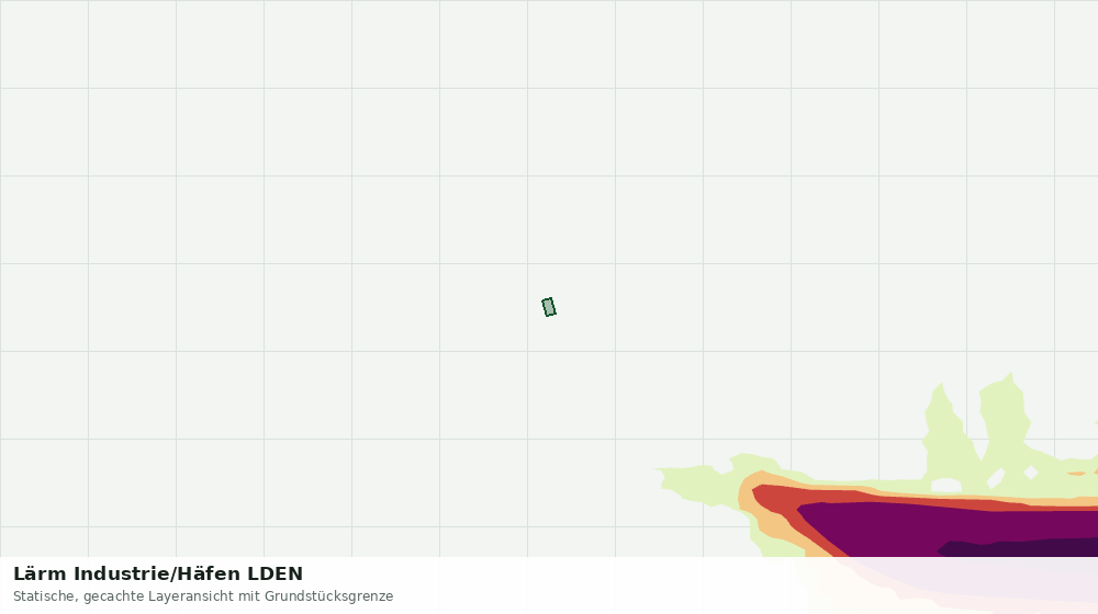 Statische Kartenansicht: Lärm Industrie/Häfen LDEN