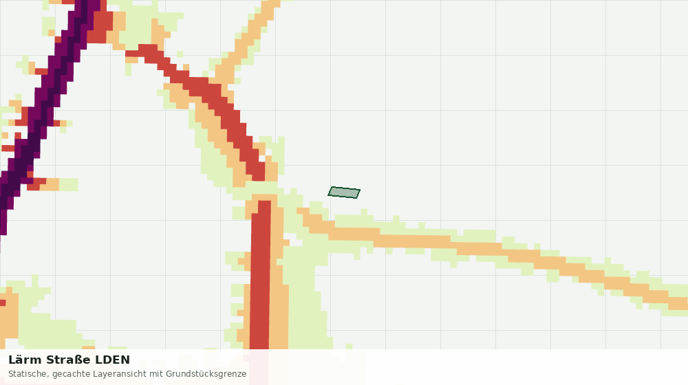 Statische Kartenansicht: Lärm Straße LDEN