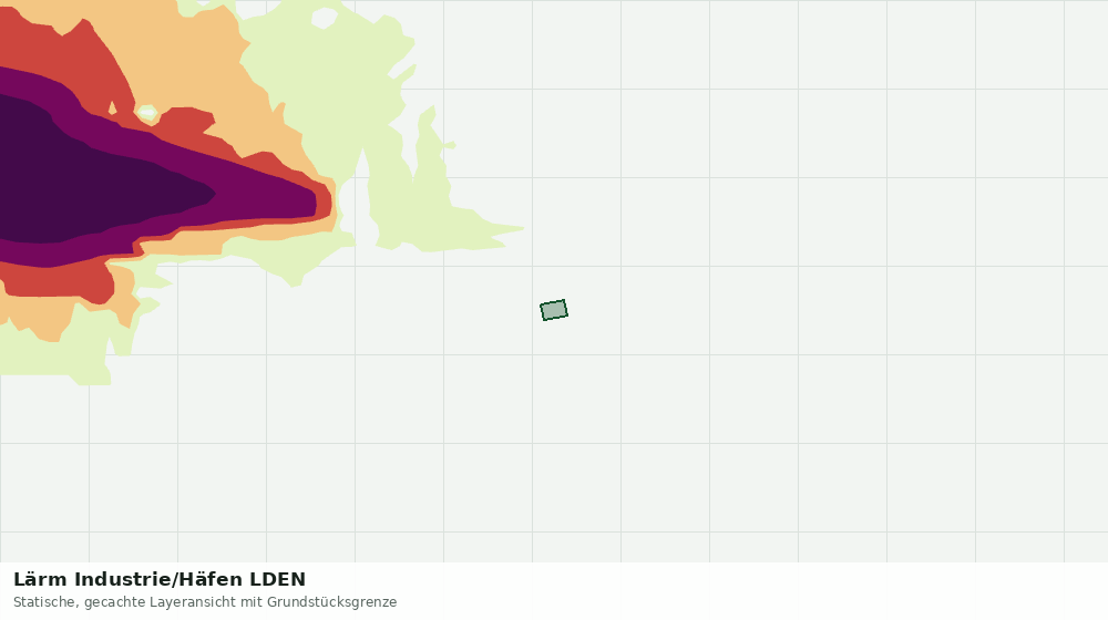 Statische Kartenansicht: Lärm Industrie/Häfen LDEN