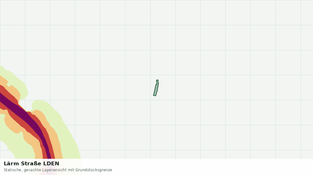 Statische Kartenansicht: Lärm Straße LDEN
