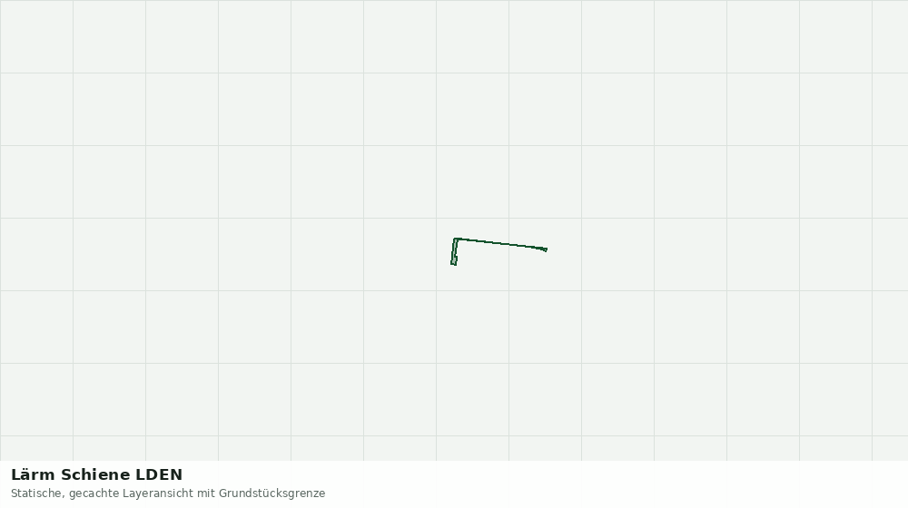 Statische Kartenansicht: Lärm Schiene LDEN