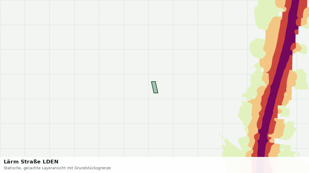 Statische Kartenansicht: Lärm Straße LDEN