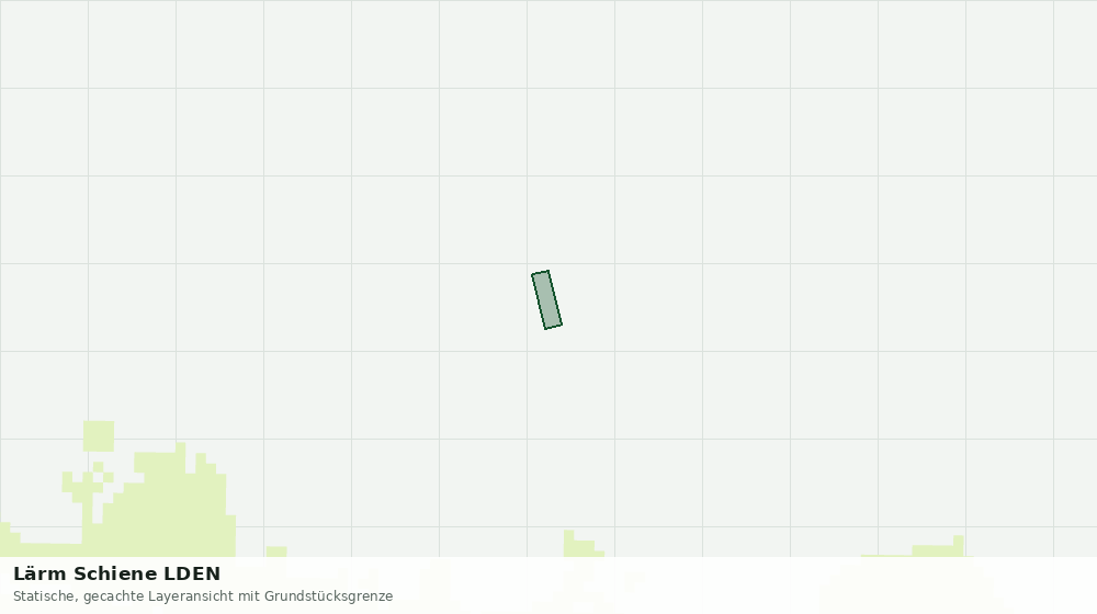 Statische Kartenansicht: Lärm Schiene LDEN