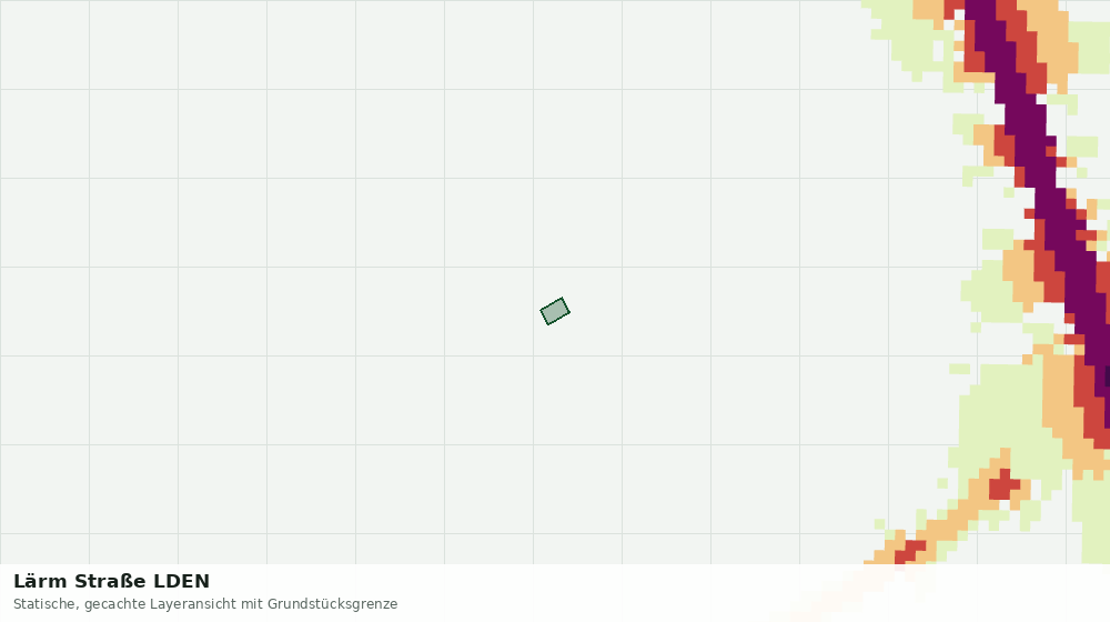 Statische Kartenansicht: Lärm Straße LDEN