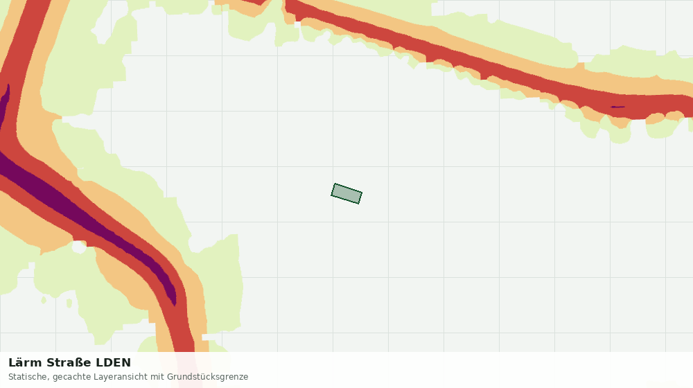 Statische Kartenansicht: Lärm Straße LDEN