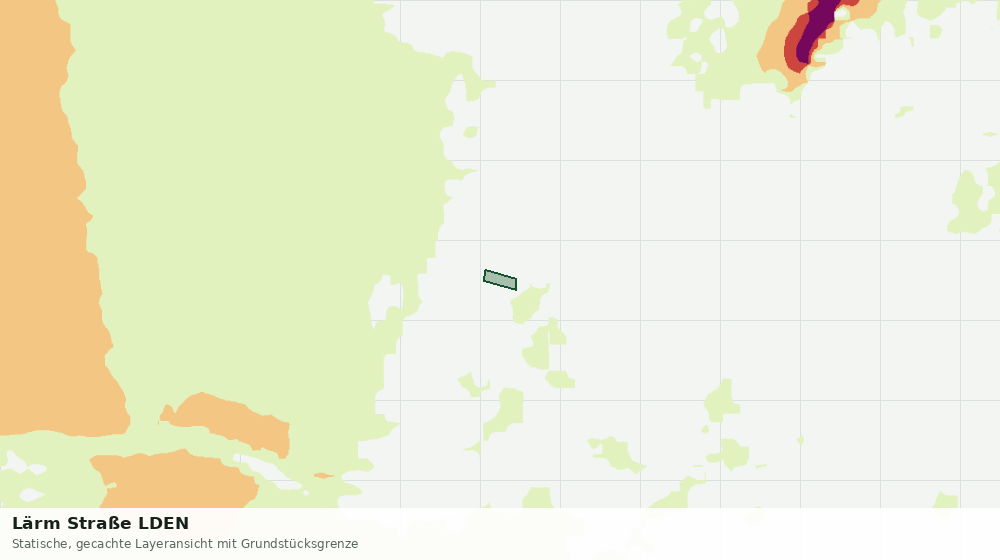 Statische Kartenansicht: Lärm Straße LDEN