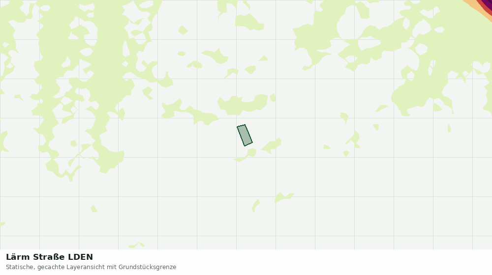 Statische Kartenansicht: Lärm Straße LDEN