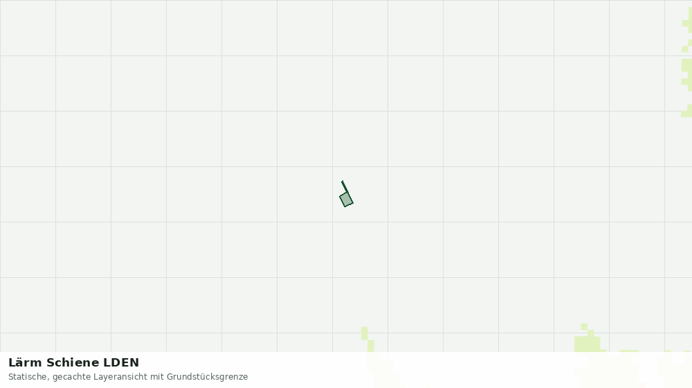 Statische Kartenansicht: Lärm Schiene LDEN