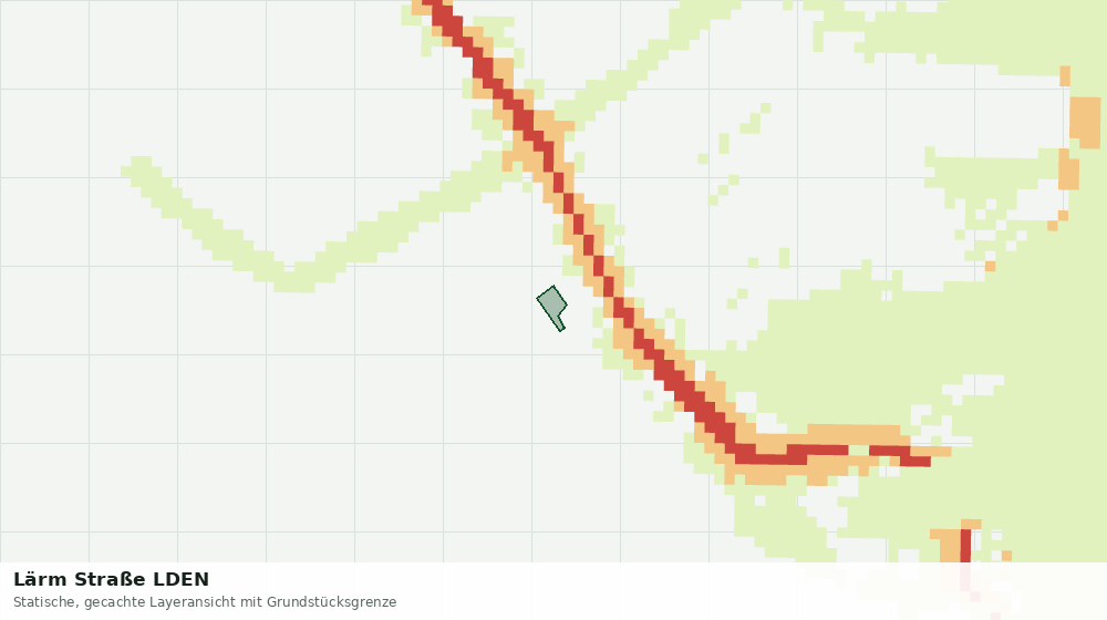 Statische Kartenansicht: Lärm Straße LDEN