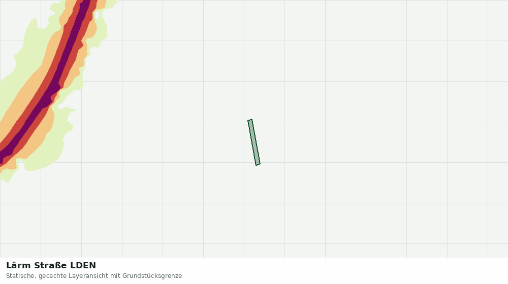 Statische Kartenansicht: Lärm Straße LDEN