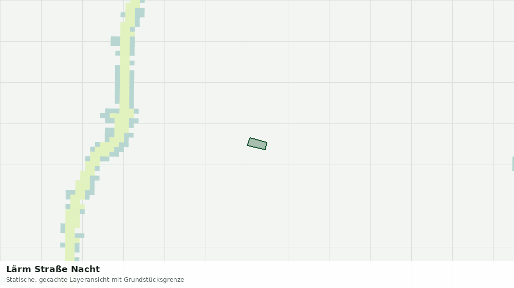 Statische Kartenansicht: Lärm Straße Nacht
