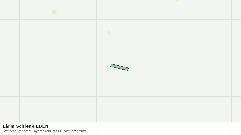 Statische Kartenansicht: Lärm Schiene LDEN