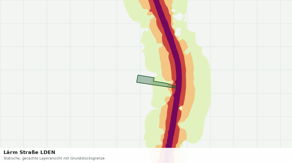 Statische Kartenansicht: Lärm Straße LDEN