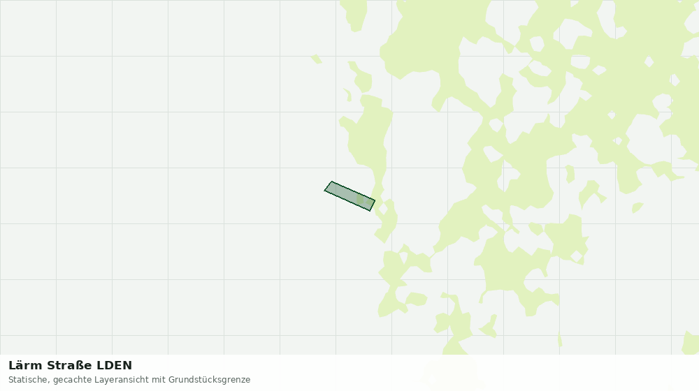 Statische Kartenansicht: Lärm Straße LDEN
